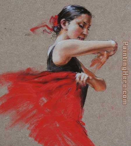 Flamenco Dancer Flamenco in Red